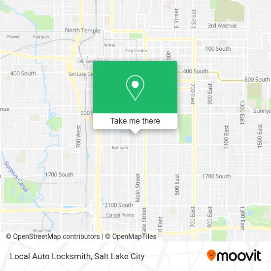 Local Auto Locksmith map