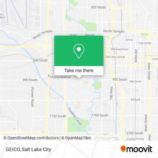 GEICO map