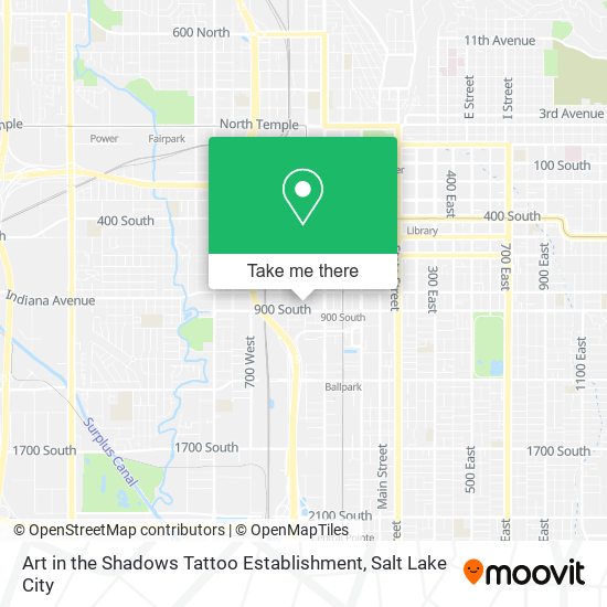 Mapa de Art in the Shadows Tattoo Establishment