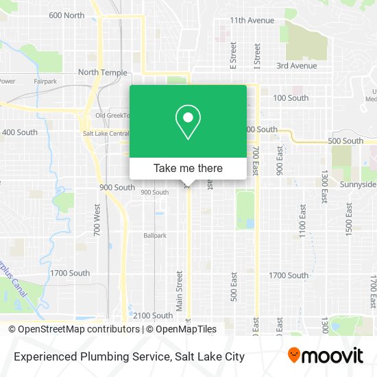 Experienced Plumbing Service map