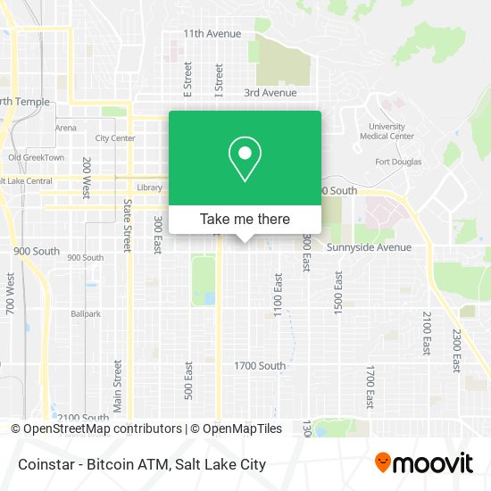 Mapa de Coinstar - Bitcoin ATM