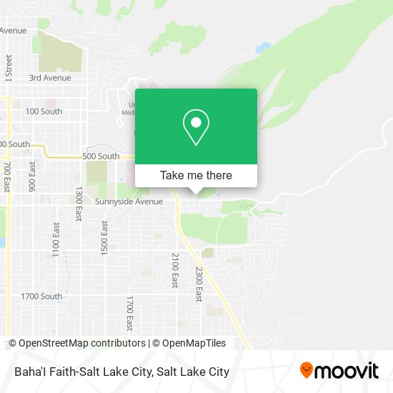 Mapa de Baha'I Faith-Salt Lake City
