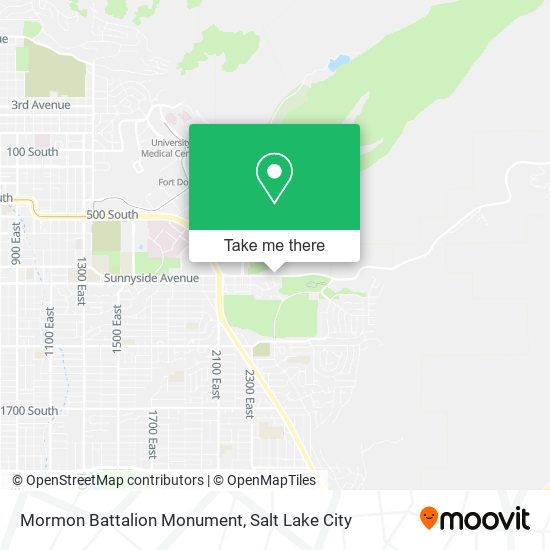 Mapa de Mormon Battalion Monument