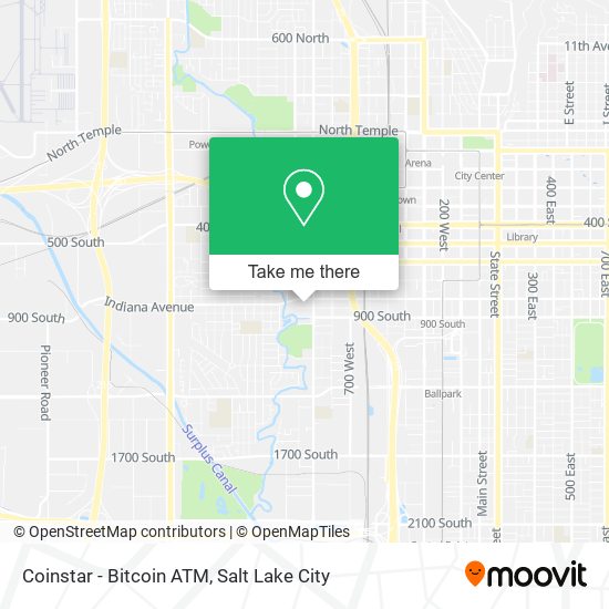 Mapa de Coinstar - Bitcoin ATM