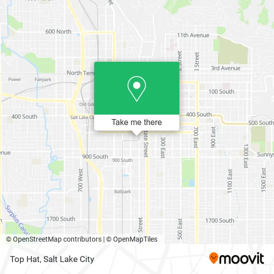 Top Hat map