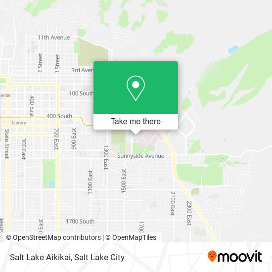 Salt Lake Aikikai map