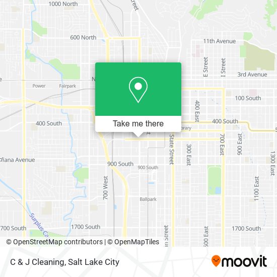 C & J Cleaning map
