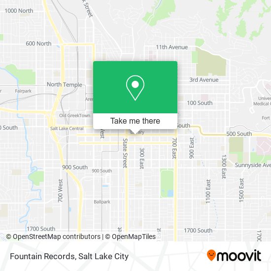 Fountain Records map