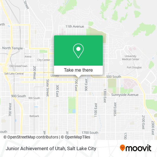 Mapa de Junior Achievement of Utah