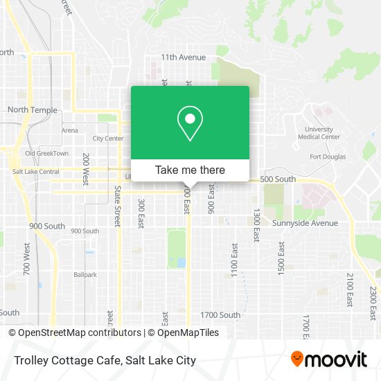 Mapa de Trolley Cottage Cafe