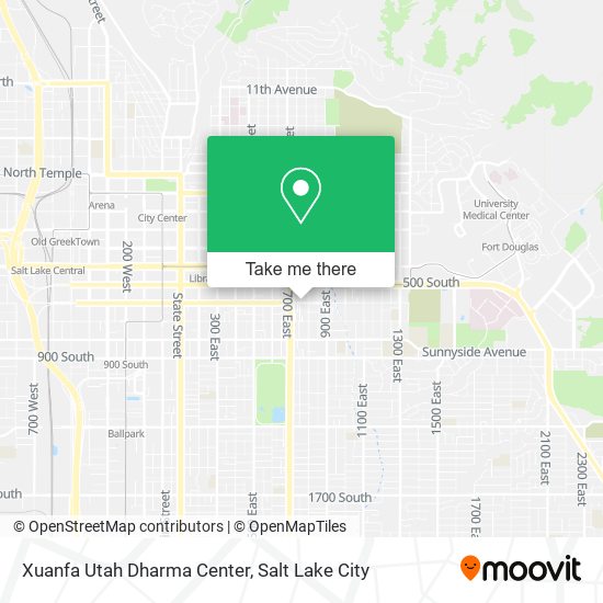 Xuanfa Utah Dharma Center map