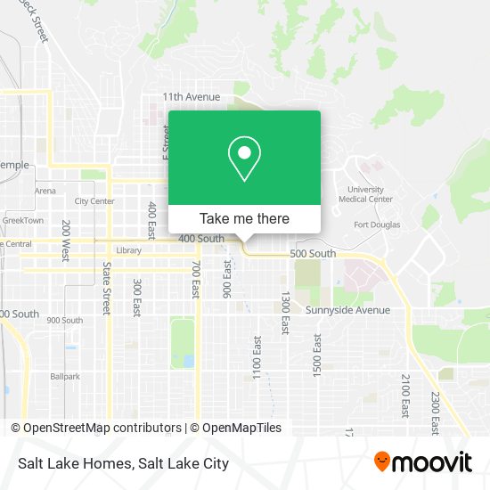 Salt Lake Homes map