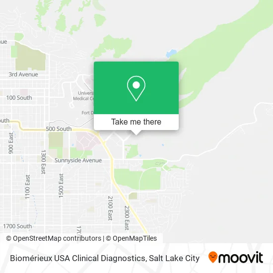 Biomérieux USA Clinical Diagnostics map