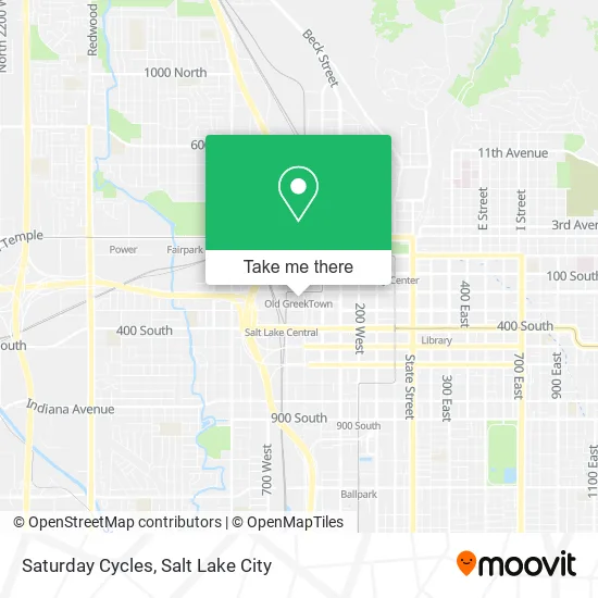 Saturday Cycles map