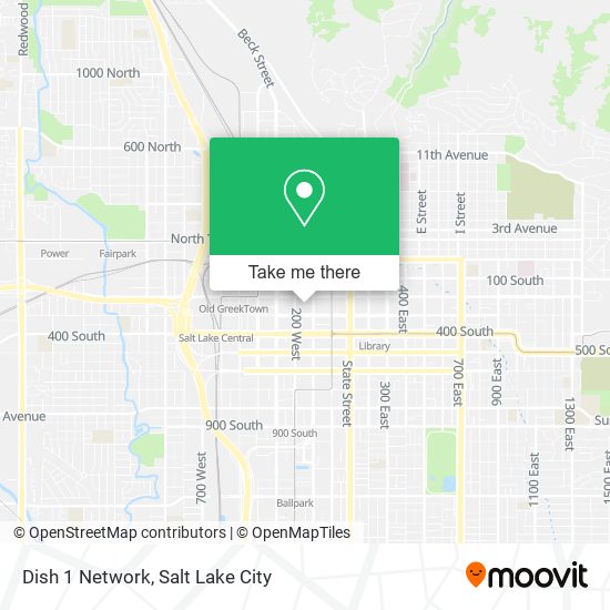 Dish 1 Network map