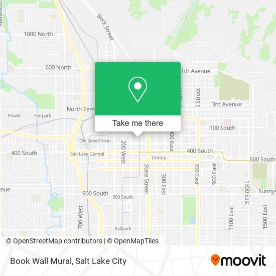 Book Wall Mural map