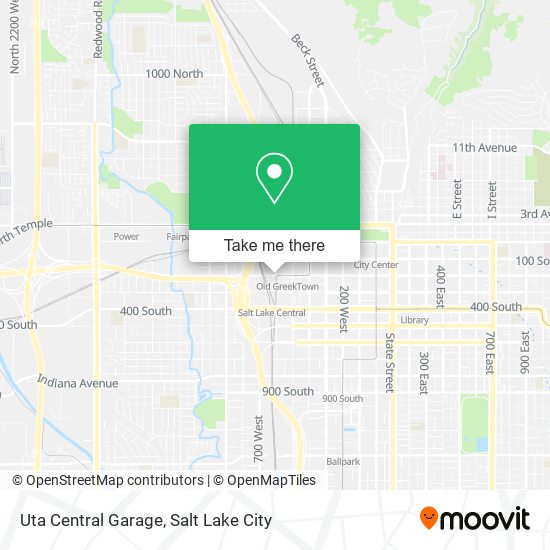 Uta Central Garage map