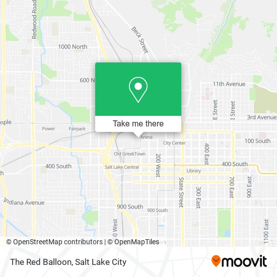 The Red Balloon map