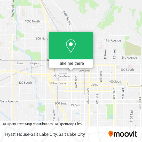 Hyatt House-Salt Lake City map