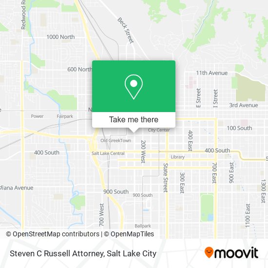 Steven C Russell Attorney map