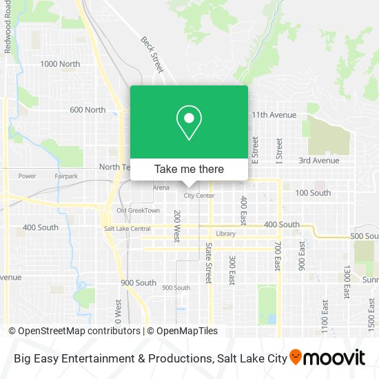 Big Easy Entertainment & Productions map