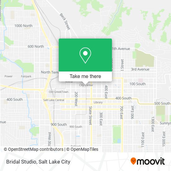 Bridal Studio map