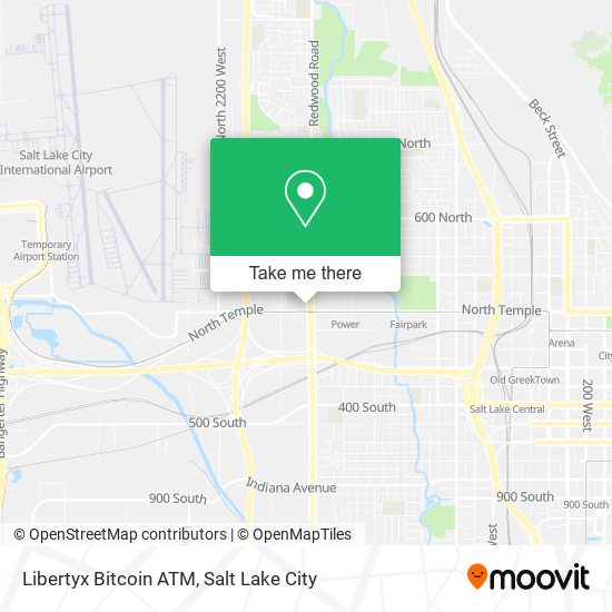 Mapa de Libertyx Bitcoin ATM