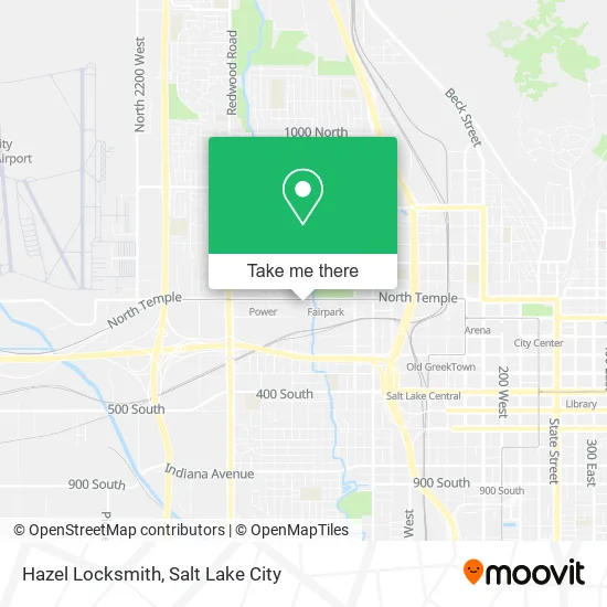Hazel Locksmith map