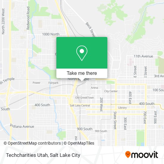 Mapa de Techcharities Utah