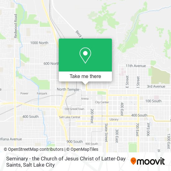 Seminary - the Church of Jesus Christ of Latter-Day Saints map