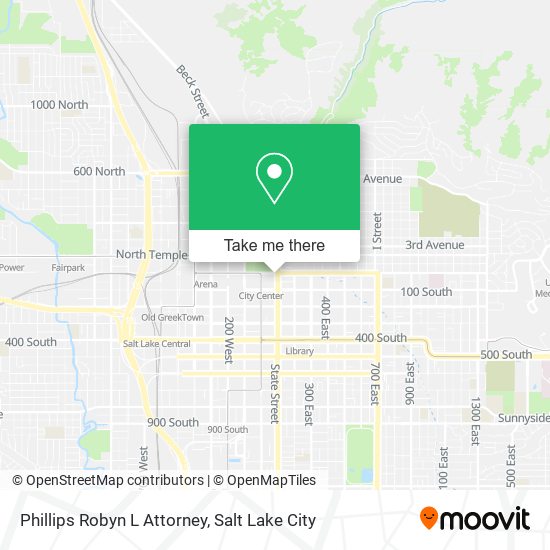 Mapa de Phillips Robyn L Attorney