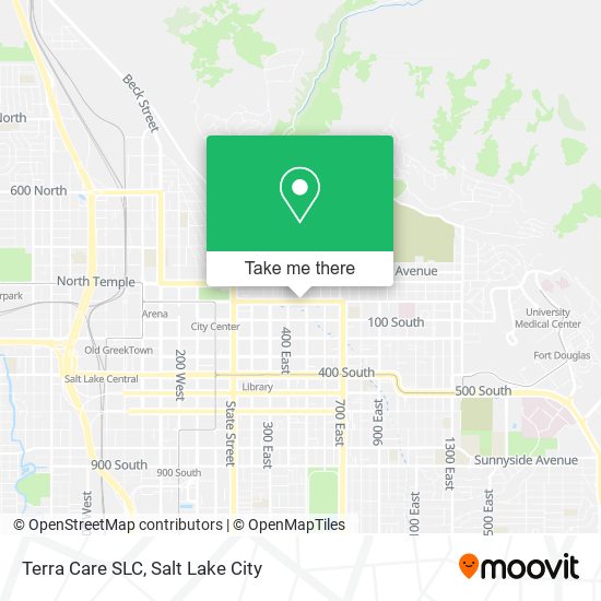 Terra Care SLC map