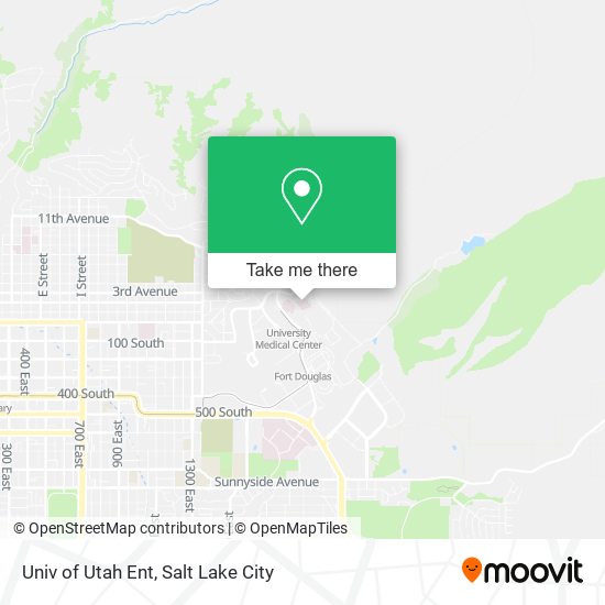 Univ of Utah Ent map