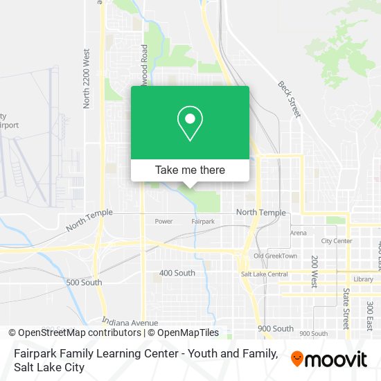 Fairpark Family Learning Center - Youth and Family map