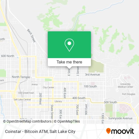 Mapa de Coinstar - Bitcoin ATM