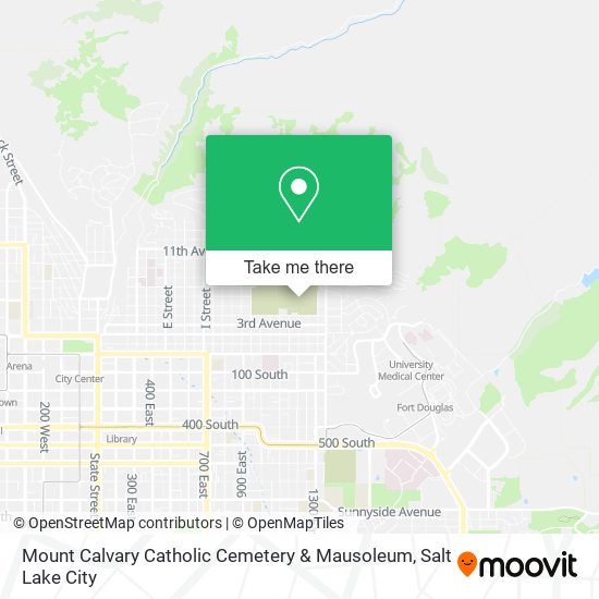 Mapa de Mount Calvary Catholic Cemetery & Mausoleum