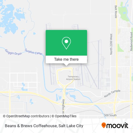 Mapa de Beans & Brews Coffeehouse