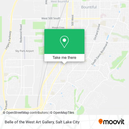 Belle of the West Art Gallery map