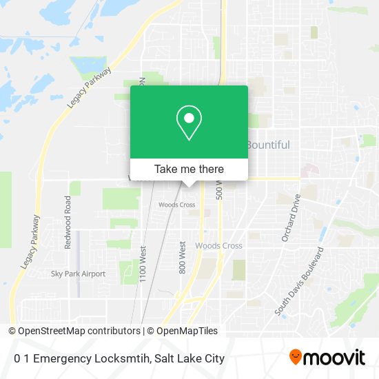 0 1 Emergency Locksmtih map