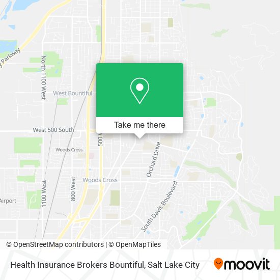 Mapa de Health Insurance Brokers Bountiful