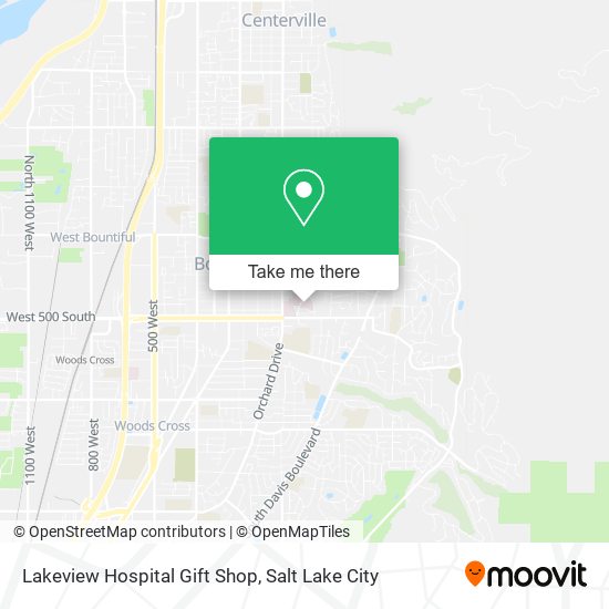 Lakeview Hospital Gift Shop map