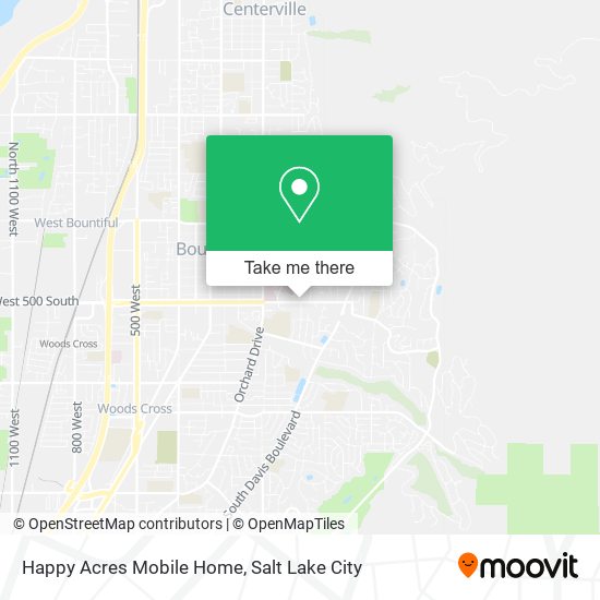 Happy Acres Mobile Home map