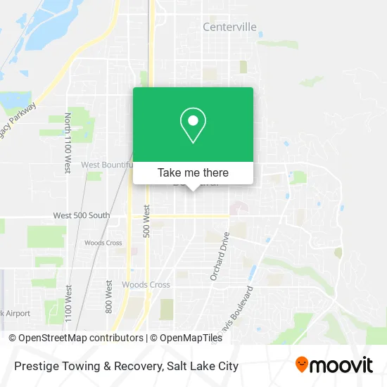 Prestige Towing & Recovery map