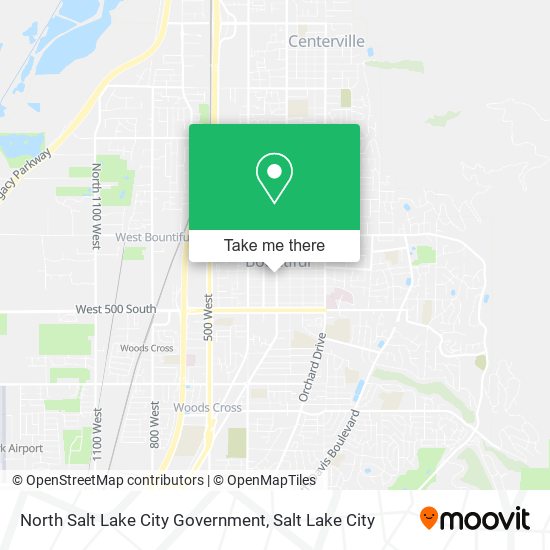 Mapa de North Salt Lake City Government