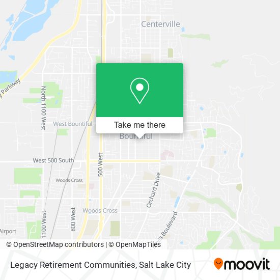 Legacy Retirement Communities map