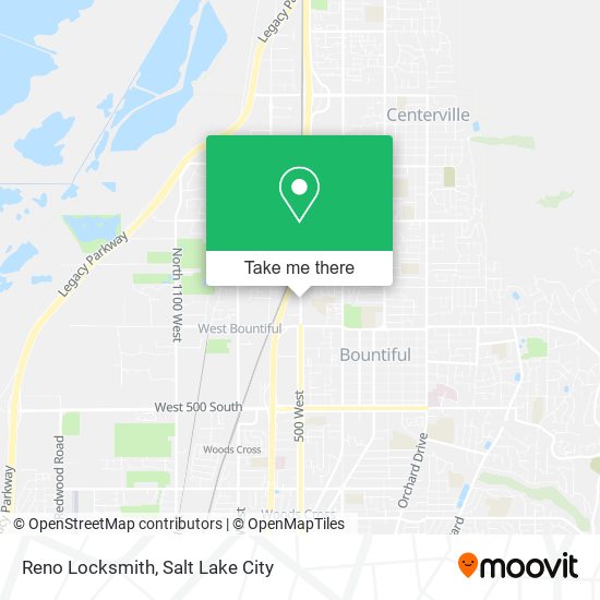 Reno Locksmith map