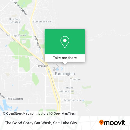 The Good Spray Car Wash map