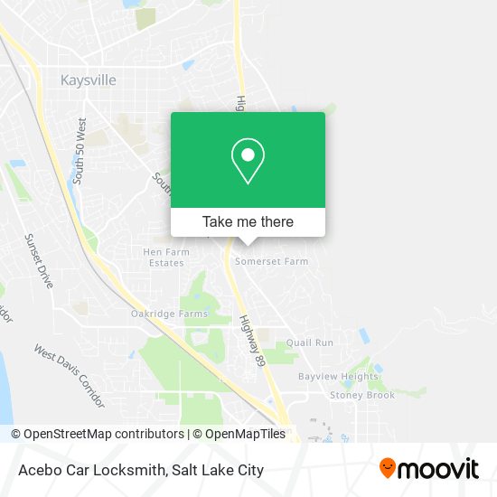 Acebo Car Locksmith map