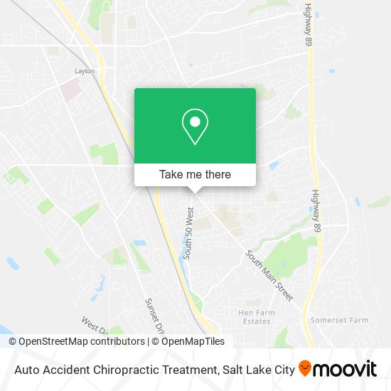 Mapa de Auto Accident Chiropractic Treatment