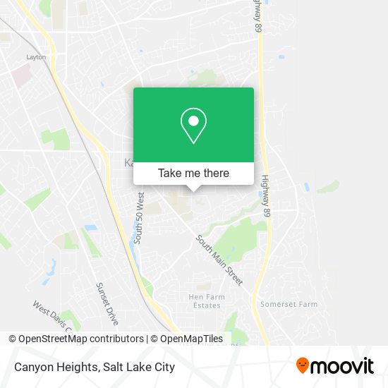 Canyon Heights map